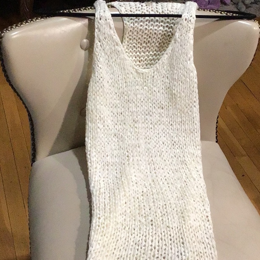 Express knit tank sweater